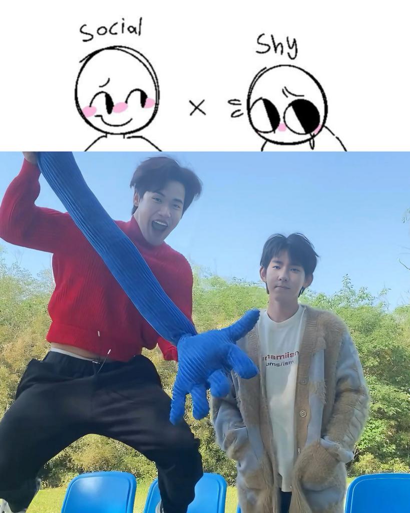 mirmichan's tweet photo. Extrovert × Introvert= perfect match 

#TheOn1yOne https://t.co/U7KHeaDlnl