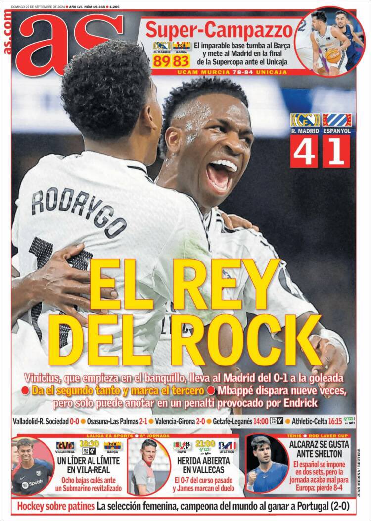 crisgallo2's tweet photo. Sacad la lupa si queréis ver en la portada de alguno de los periódicos deportivos el extraordinario hito de la selección de hockey patines ganando su OCTAVO mundial. 
En Sport ni con lupa porque no existen en su portada.
Una desigualdad que tiene consecuencia directa en las otras https://t.co/cUFEwT99Sx