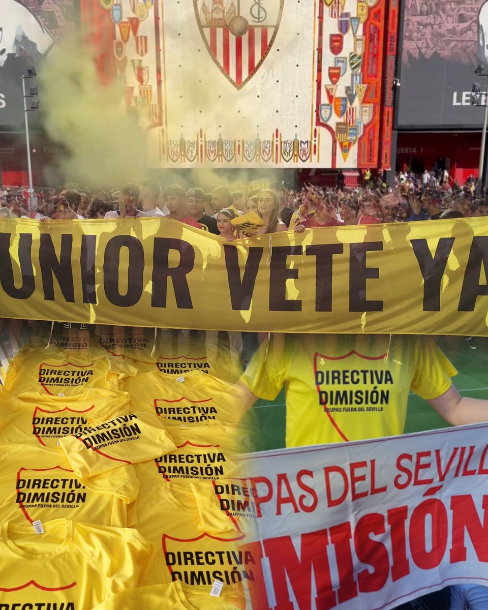 ¡¡EL MARTES TODOS DE AMARILLO!!
Regalamos 15 camisetas gracias a <a href="/alealejandro214/">MBC</a>. 
Si quieres hacerte con una de estas camisetas amarillas con el logo de "Directiva Dimisión', sigue las normas de este hilo para participar.
(sigue) ⬇️