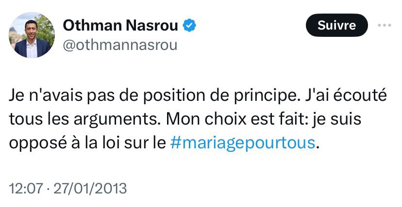 egregoire's tweet photo. Othman Nasrou, opposé au mariage pour tous en 2013, devient le secrétaire d’État chargé de la Citoyenneté et de la Lutte contre les discriminations.

Un bras d’honneur à toute la communauté LGBTQIA+. https://t.co/sAMF1jugbj