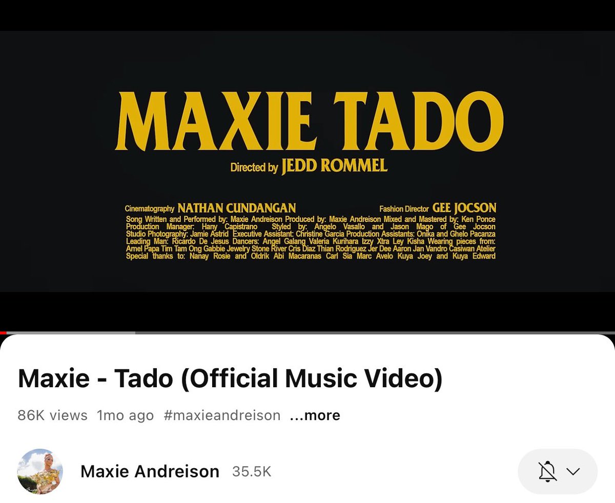 danistanaccount's tweet photo. Wait bakit wala pang 100K views ang βTADOβ official MV ni @maxieandreison sa YouTube? π₯Ί WHEREβS MY MAXIE BABIES!!!!! Stream lang tayo ng stream please!!!! π£β¨ o bobombahin ko kayo dyan? Eme haahaha! #TeamMaxie #MaxieAndreison #MaxieBabies #Maxieverse https://t.co/yMcGX4PBeS