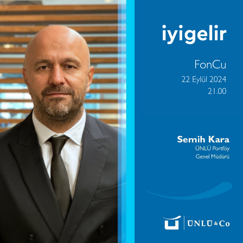 unluco's tweet photo. #ÜNLÜPortföy Genel Müdürümüz Semih Kara, İyi Gelir YouTube kanalında Serra Eren Sarioğlu’nun sunacağı FonCu programına konuk olacak.
Tarih: 22 Eylül Pazar
Saat: 21.00
Canlı Yayın Linki: https://t.co/wcAEQs5kkd
#Fon #Portföy #FonCu #İyiGelir #Fed https://t.co/aWGtMWe8nT