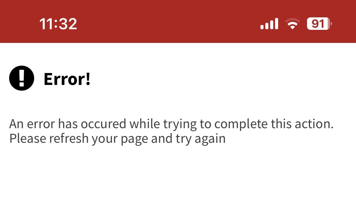 Char_Winchcomb's tweet photo. @lfcthings97 I’m getting the same, any luck on a fix? https://t.co/KjClPw066X