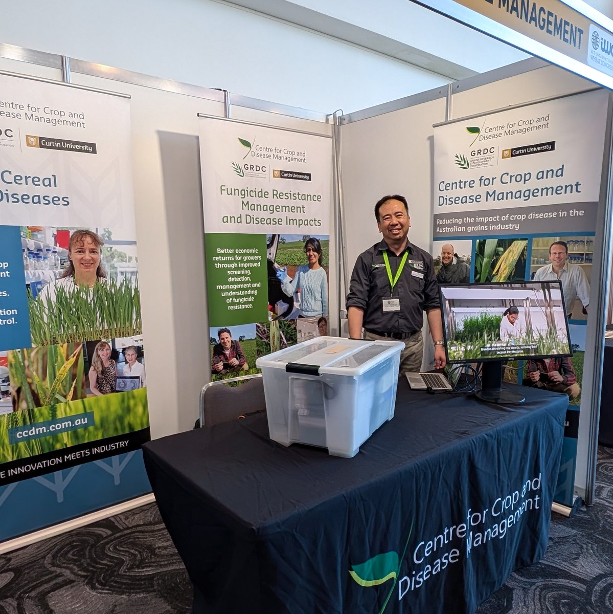 If you are in town for the 3rd International Wheat Congress #IWC2024perth, please visit the <a href="/theCCDM/">CCDM</a> booth (#6) to find out more about our research activities on  wheat biotic diseases and more!