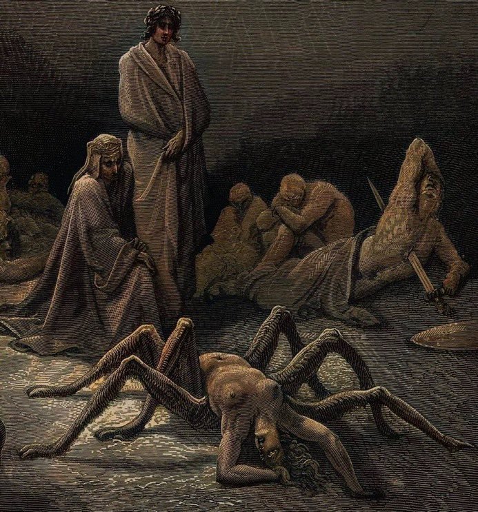 “Arachne”, 1868, by Gustave Doré https://t.co/Ohnw4rZmS9