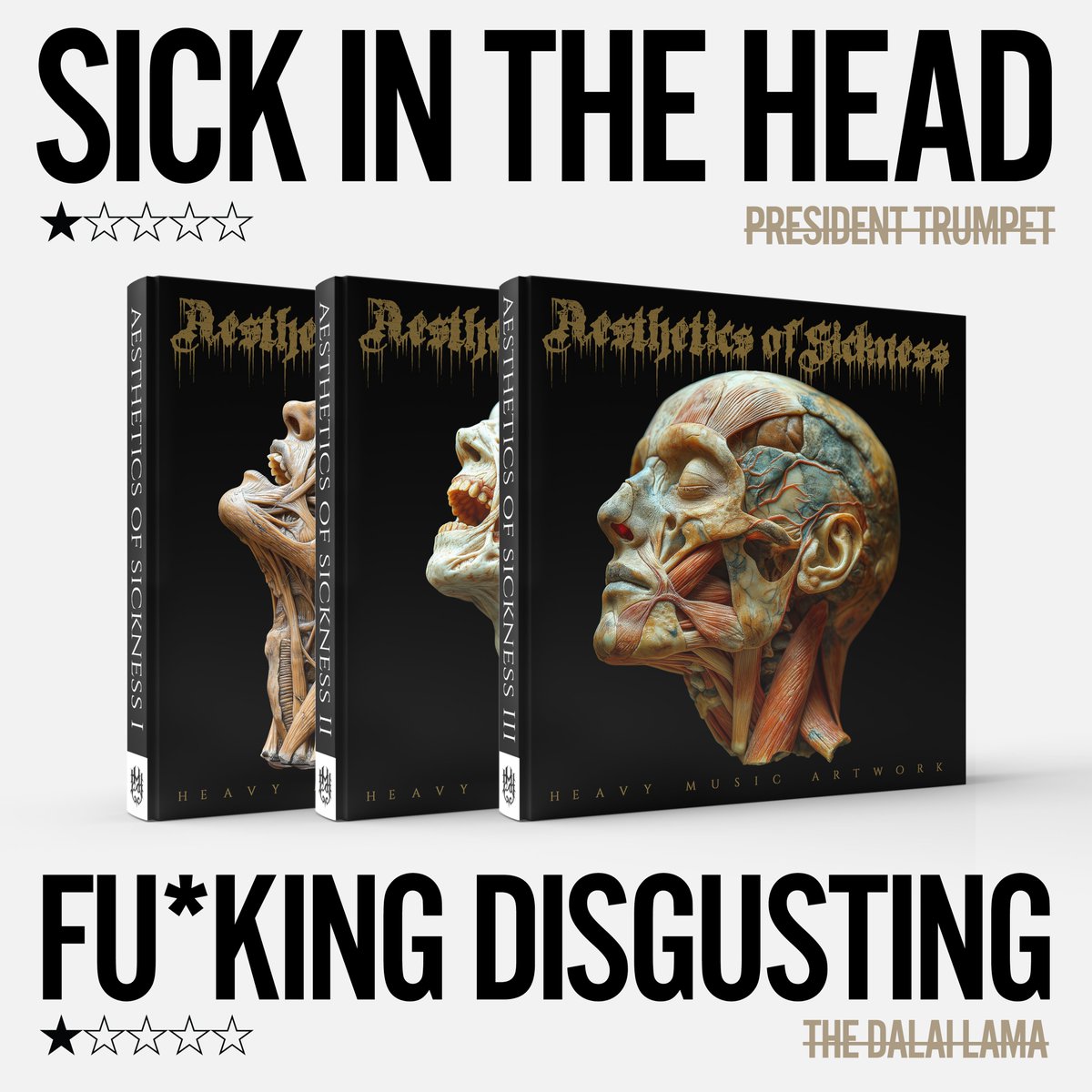 The reviews are coming in for Aesthetics of Sickness trilogy from prominent figures and is not looking good. 😭