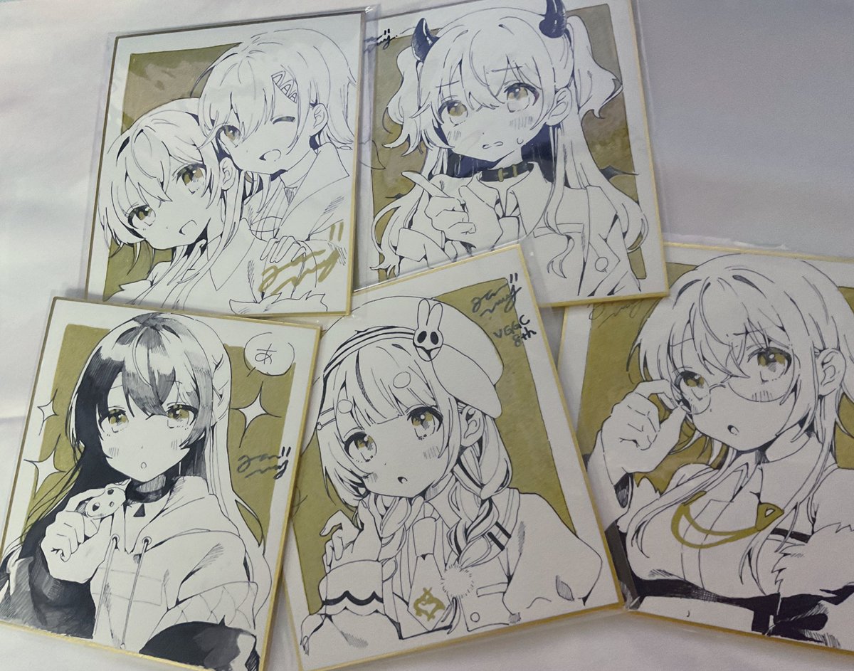 9/23(月/祝) VGGC8th お品書き C-04でお待ちしております。 色紙も多め