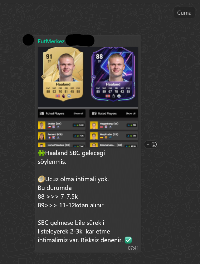 FutMerkez's tweet photo. 💰VIP grupta kısa sürede coinlerimizi ikiye katladık.
✅Birden fazla yöntemler, filtreler ve videolu anlatımlarla bilgilendirmelerimizden faydalanmak için katılmak isteyenler DM yoluyla bize ulaşabilirler. https://t.co/rLXJAarmaA