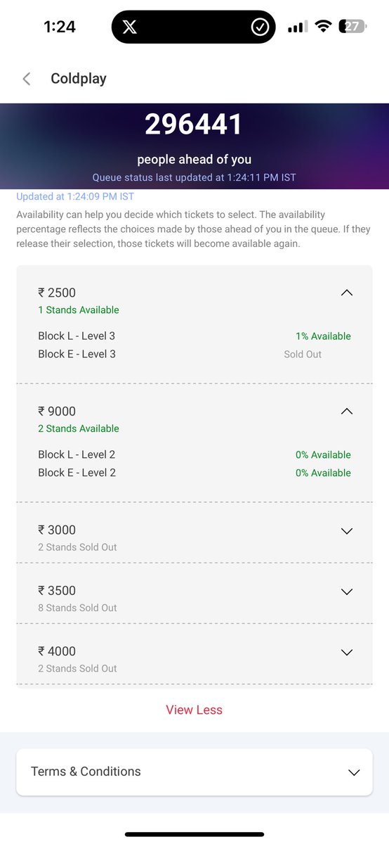 mohit7389's tweet photo. Thank you @bookmyshow 😞🙏🏼 https://t.co/YfN9WdrMTN