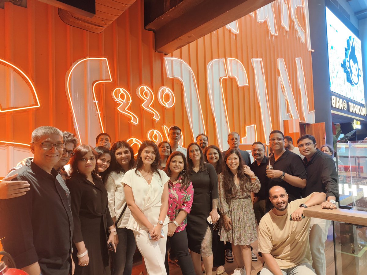 CommsAdda's tweet image. CommsAdda members, the communication experts behind some of the most renowned brands, gathered socially at #SocialSaket to unwind after a busy week. 

No Panels no Sessions no External Speakers no Rules And no Gyan — just quality time together, chatting about anything and…