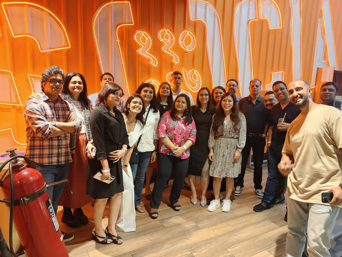 CommsAdda's tweet image. CommsAdda members, the communication experts behind some of the most renowned brands, gathered socially at #SocialSaket to unwind after a busy week. 

No Panels no Sessions no External Speakers no Rules And no Gyan — just quality time together, chatting about anything and…