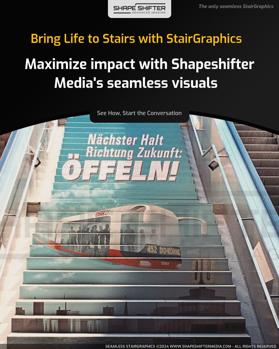 shapeshiftergfx's tweet photo. https://t.co/69Un6mtOcd Bring Life to Stairs with StairGraphics Maximize impact with Shapeshifter Media's seamless visuals #stairs #art #paintedstairs #stairart #stairgraphics #artgallery #floorwraps #contemporaryart #brands #buildingsign #streetartphotography https://t.co/xxBT1md3FY