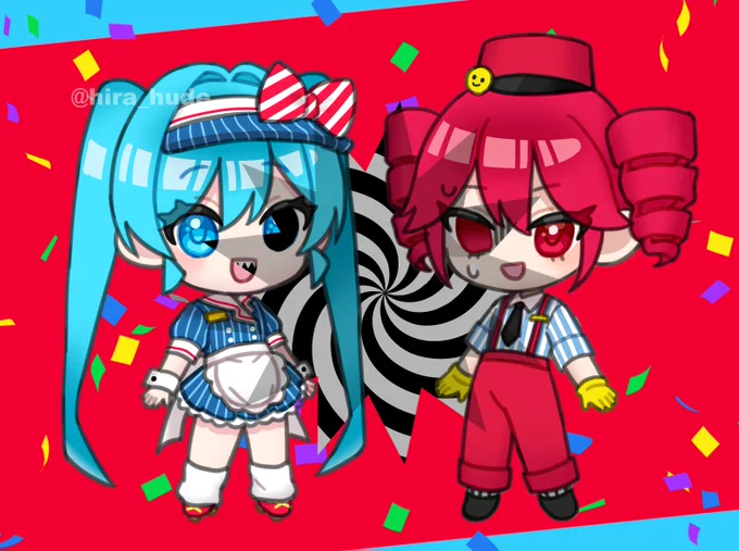 最近のボカロイラスト#初音ミク #重音テト #メズマライザー#マジカルミライ2024 
