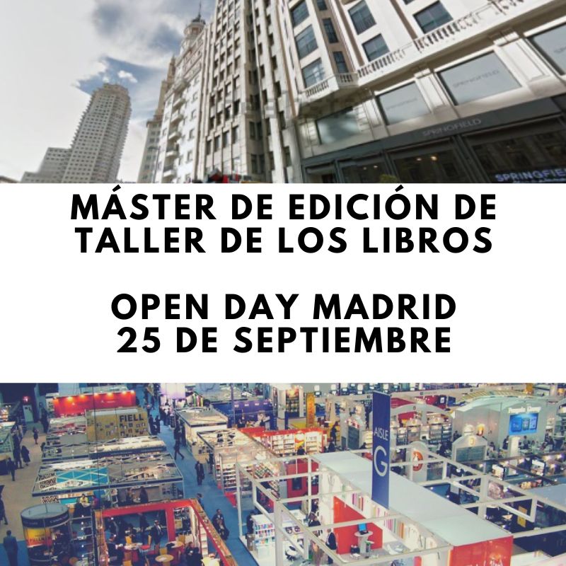 TallerLibros's tweet photo. 🟢 Jornada de puertas abiertas del Máster de Edición de Taller de los Libros en Barcelona y Madrid.

https://t.co/sxcTK1xQML https://t.co/PCakA1TOD5