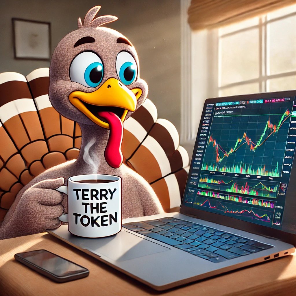 TerryTurkeyCoin's tweet photo. Good morning, crypto fam! Wake up and smell the profits with Terry The Token! 🦃☕️📈

CA: D8XAMfFbc1K4V5Xy53keXgbEqAsTtWpfVVwWF1rbpump

#TerryTheToken #MemeCoinMadness #Sol #solanamemecoin #buythedip #meme #solana https://t.co/UKC37hUwWp
