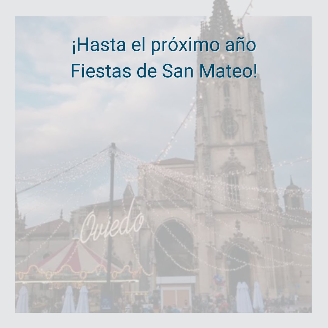Hasta el próximo año 😍 , ¡que sigan los buenos recuerdos! 💙

#SanMateo2024 #FiestasEnOviedo #DespedidaDeSanMateo #ApartahotelCampusOviedo #Oviedo