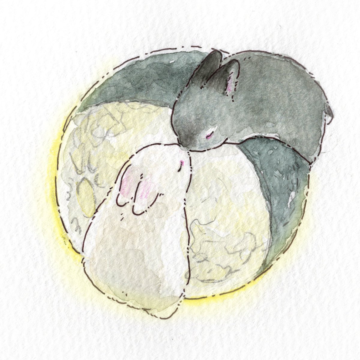 「会いにきたよ 」|VeryBerry うさぎ星さん4/8-9出展のイラスト