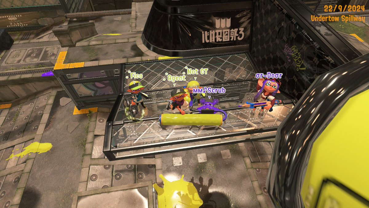CCorruption_Spl's tweet photo. Arctic Dashers played Low Ink September for the frist time as a team and we went 3-3. Sets below

Roster:
@FicoOfDOOM - dualies/machine/nautaliez 47
@agentfisch - v-shoot
@Analog_CT - roller
@TotallyDoor - pencel
@ScrubTent - tent/squzzer

GGS https://t.co/3YrvD5rVWs