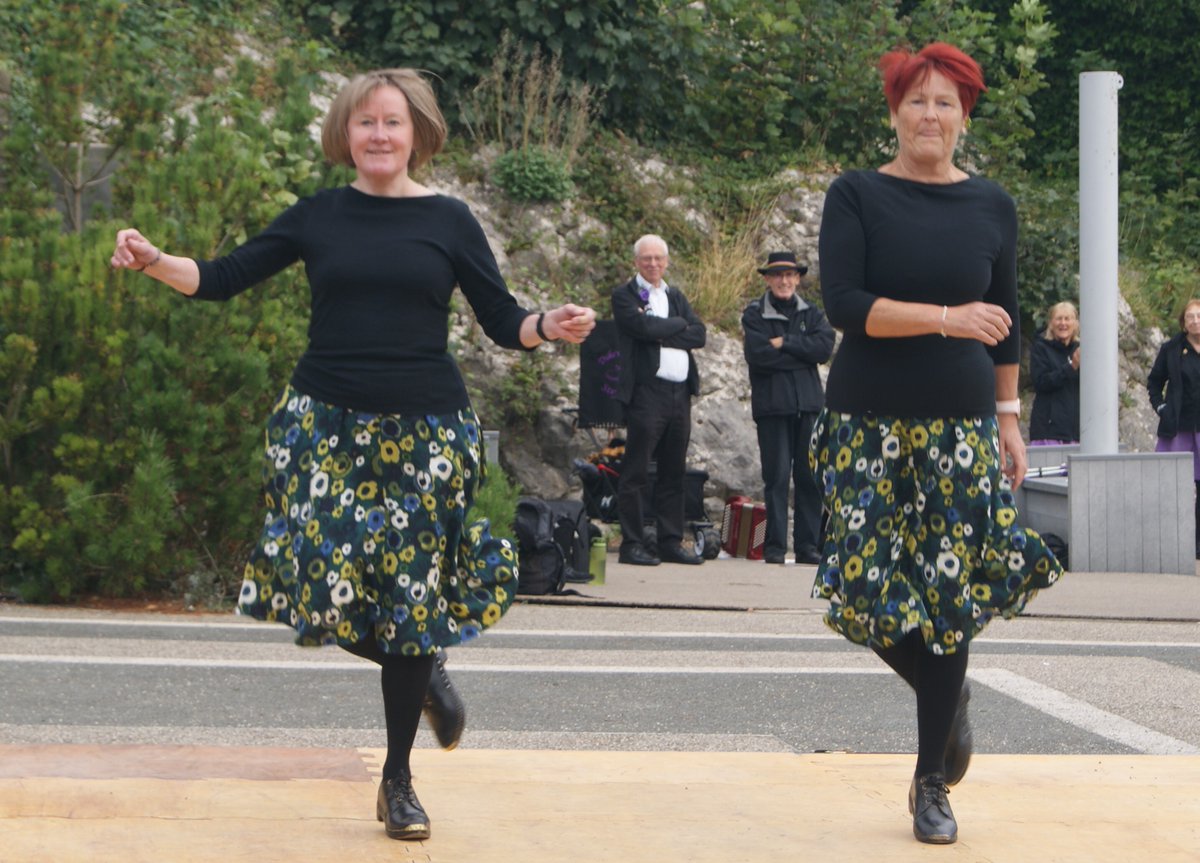LancsMuseums's tweet photo. More scenes of a joyful Clitheroe Clog Fest 2024
#ClogDancing #Clitheroe #ClitheroeCastle #RibbleValley #Lancashire https://t.co/DEqv0GJg9l
