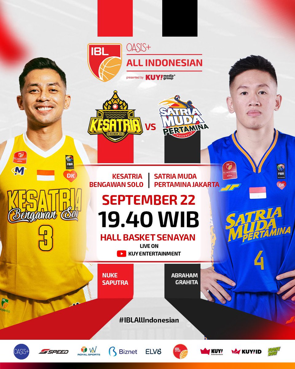 IBLindonesia's tweet photo. Hari pertama #IBLAllIndonesian 2024!
๐บ Live di YouTube KUY Entertainment
๐๏ธ Nonton langsung & beli tiket di https://t.co/hHwtRvrbOI
#OurTimeOurTurn https://t.co/qu4KKQHdna