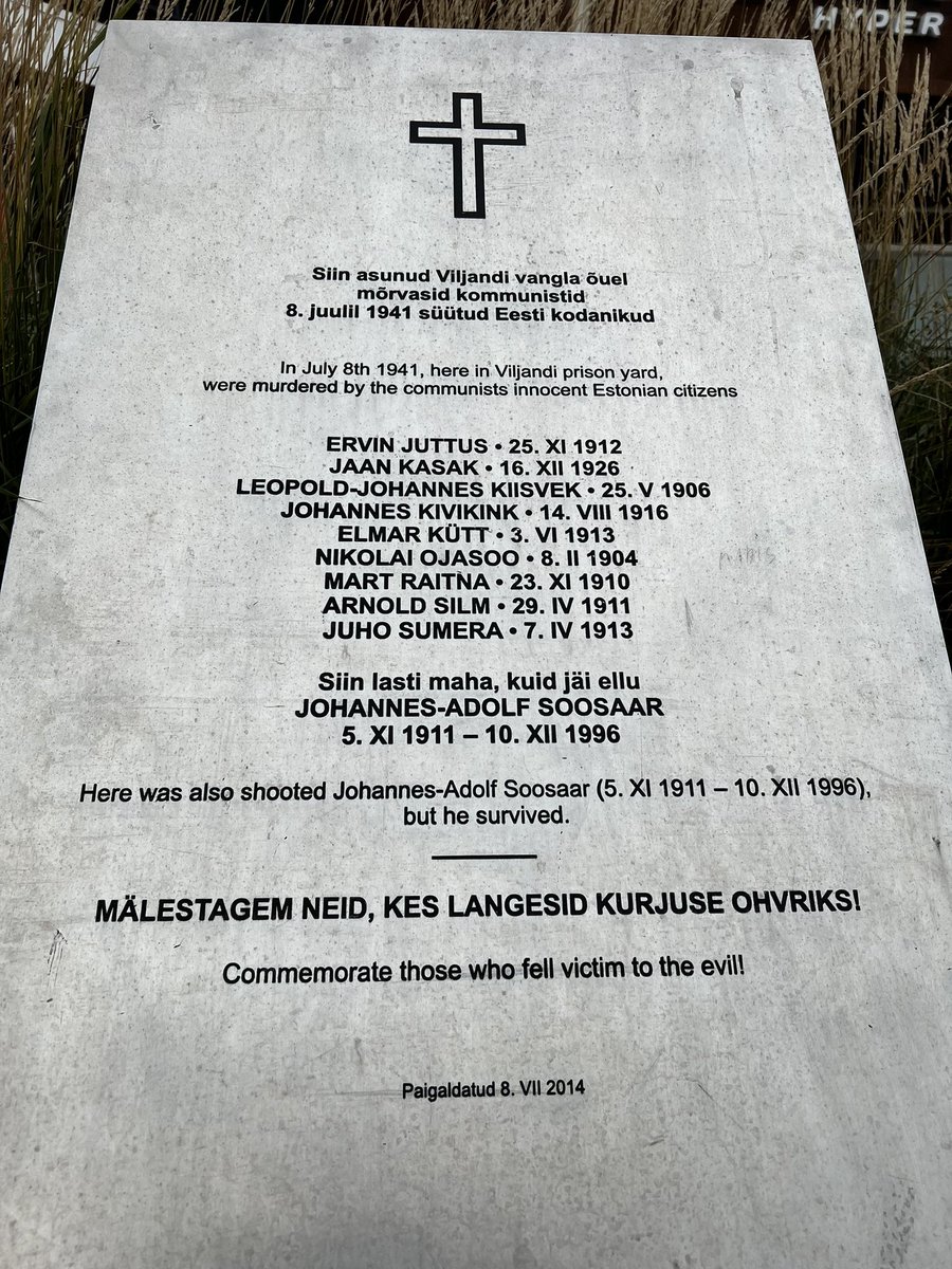 Was also shooted. Viljandis uku keskuse ees