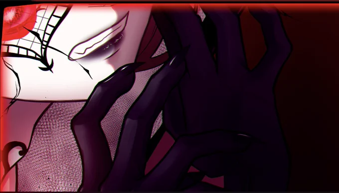 #ツイステファンアート 流行りに乗り遅れた ダークモードのブラックだと丁度いいです