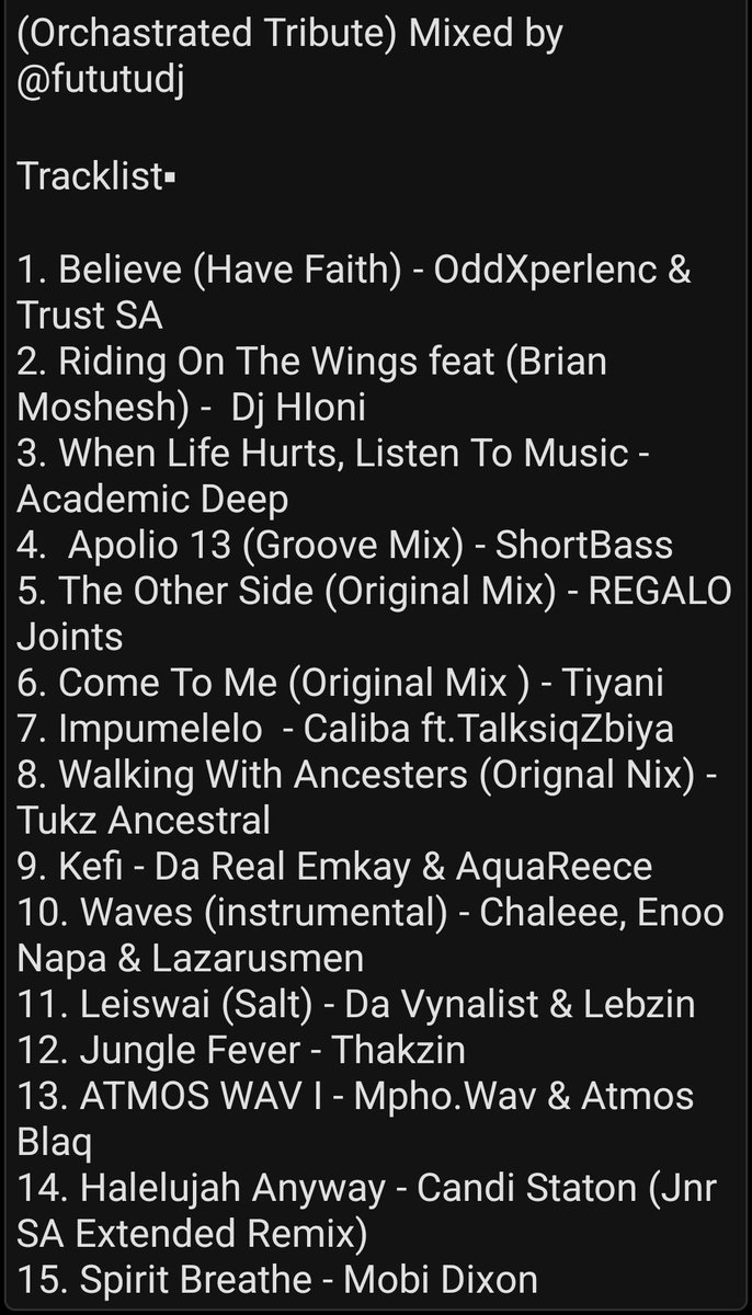 fututudj's tweet photo. Avenue Of Good Music Vol #24 (Orchestrated Tribute) Mixed by @fututudj https://t.co/7DrwenB8YM via @HearThisAt https://t.co/MNJAalIcLr