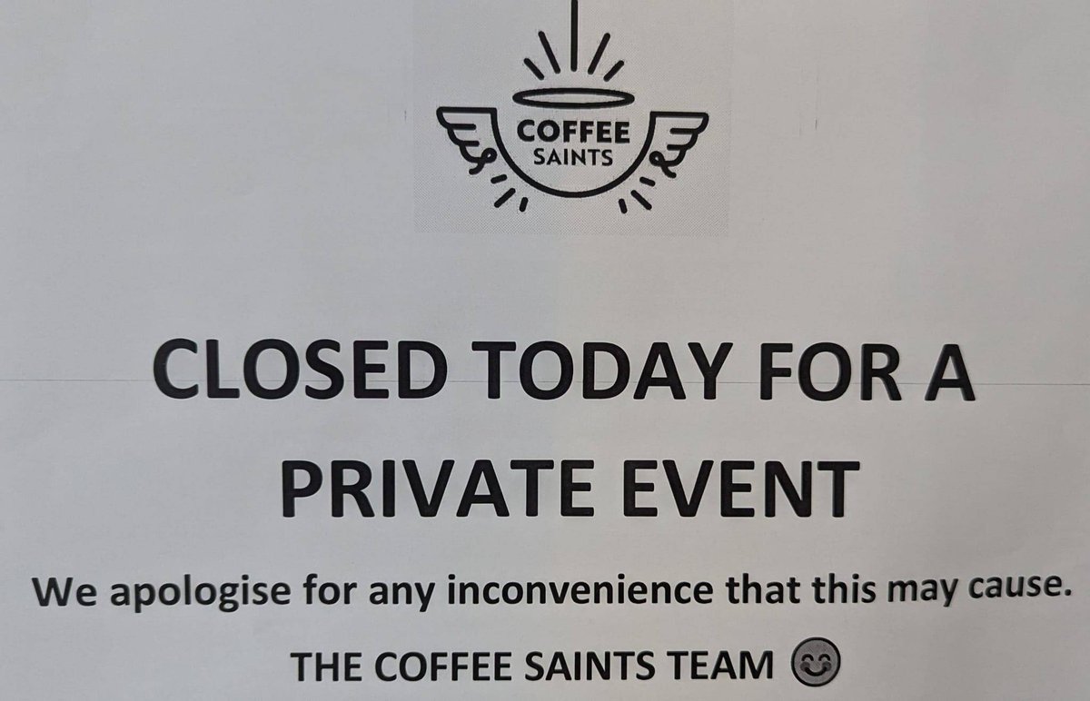 Dear customers, please note that we are closed today for a private event. We apologise again for any inconvenience this may cause. 
#coffeelover #edinburghcoffeeshop #edinburghcafe #socent #dogsfriendly