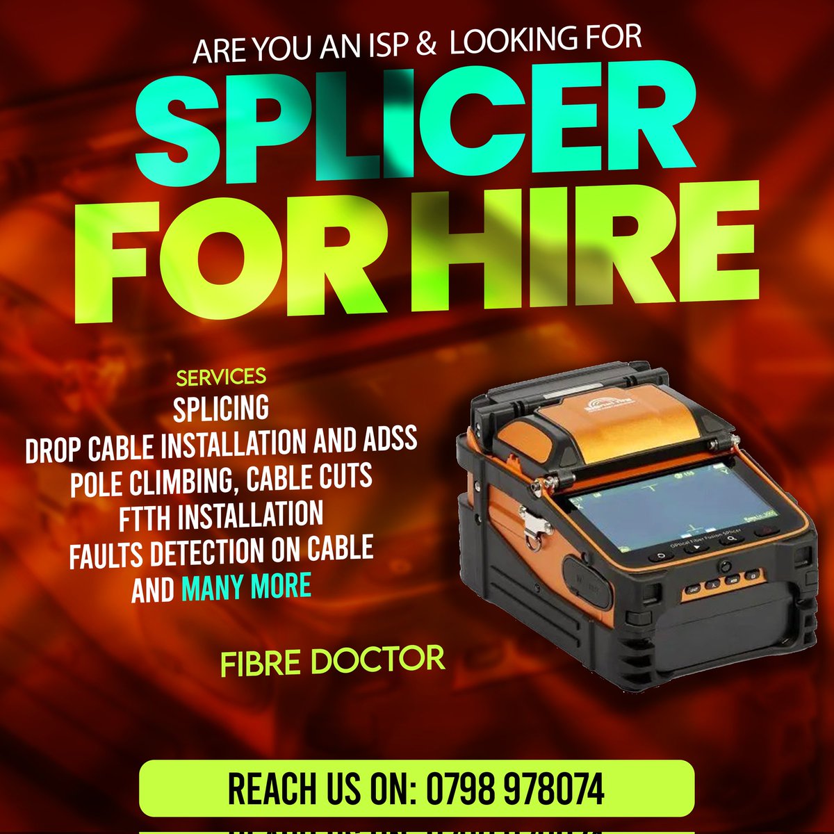 charlskiariE467's tweet image. #Splicingmachine