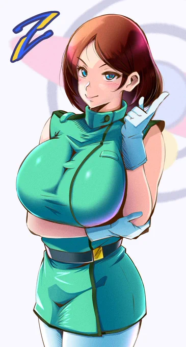 Zガンダムのエマ中尉できました!!\( 'ω')/ 