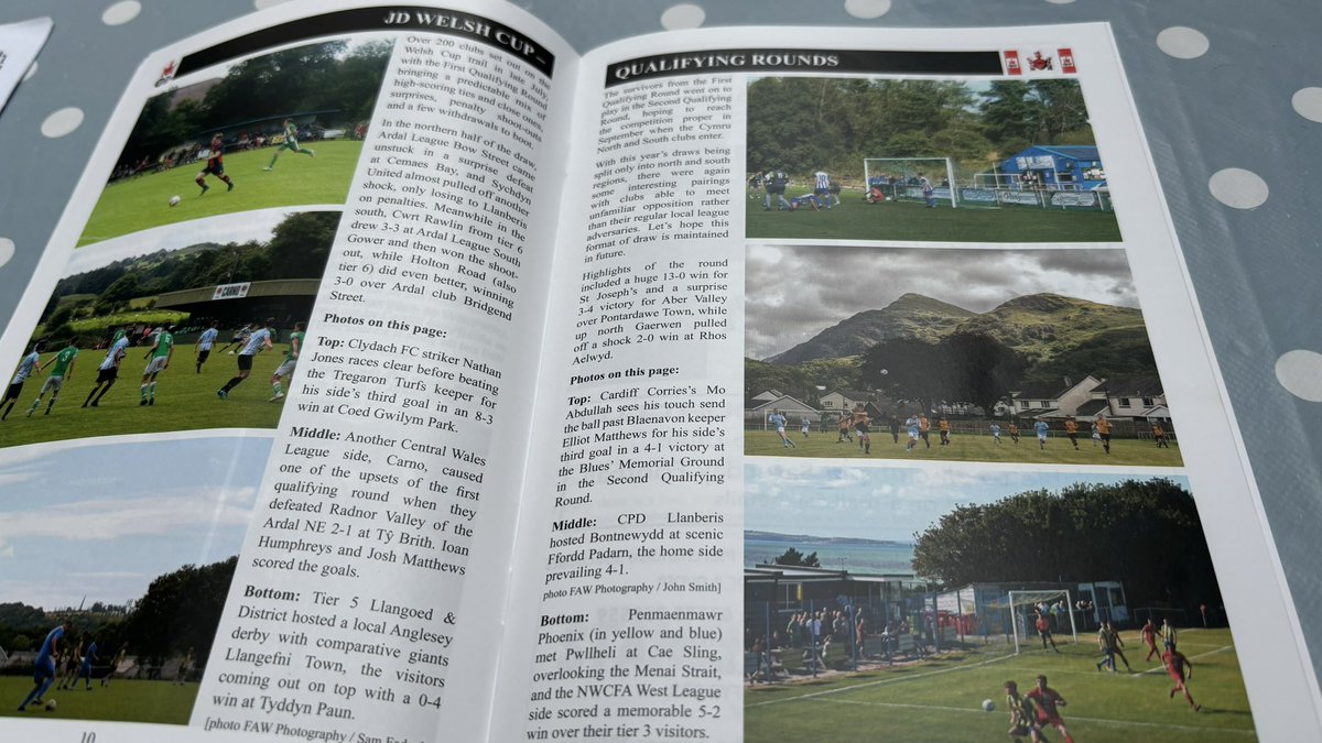 DaiBanjo's tweet photo. Cymru has some stunning football grounds.  As always cheers to Welsh Football mag @CollinsWFM for showcasing grounds like @CPDLlanberis , @PenPhoenixFC @FCCarno https://t.co/wQc5piNVDE
