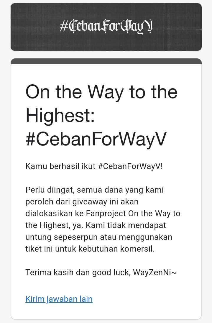 pingkuu_dairy's tweet photo. @dearwayvid (1) thankyou buat @dearwayvid dan @WayV_Airlines karna udh ngadain #CebanForWayV ini. ini bener bener berarti banget buat aku yang gatau mau gimana lagi buat dapetin tiket konsernya WayV. Aku bener bener mau ikut support WayV gimana pun caranya, tanpa mandang member yang mana, https://t.co/iiJ9VnlYVe