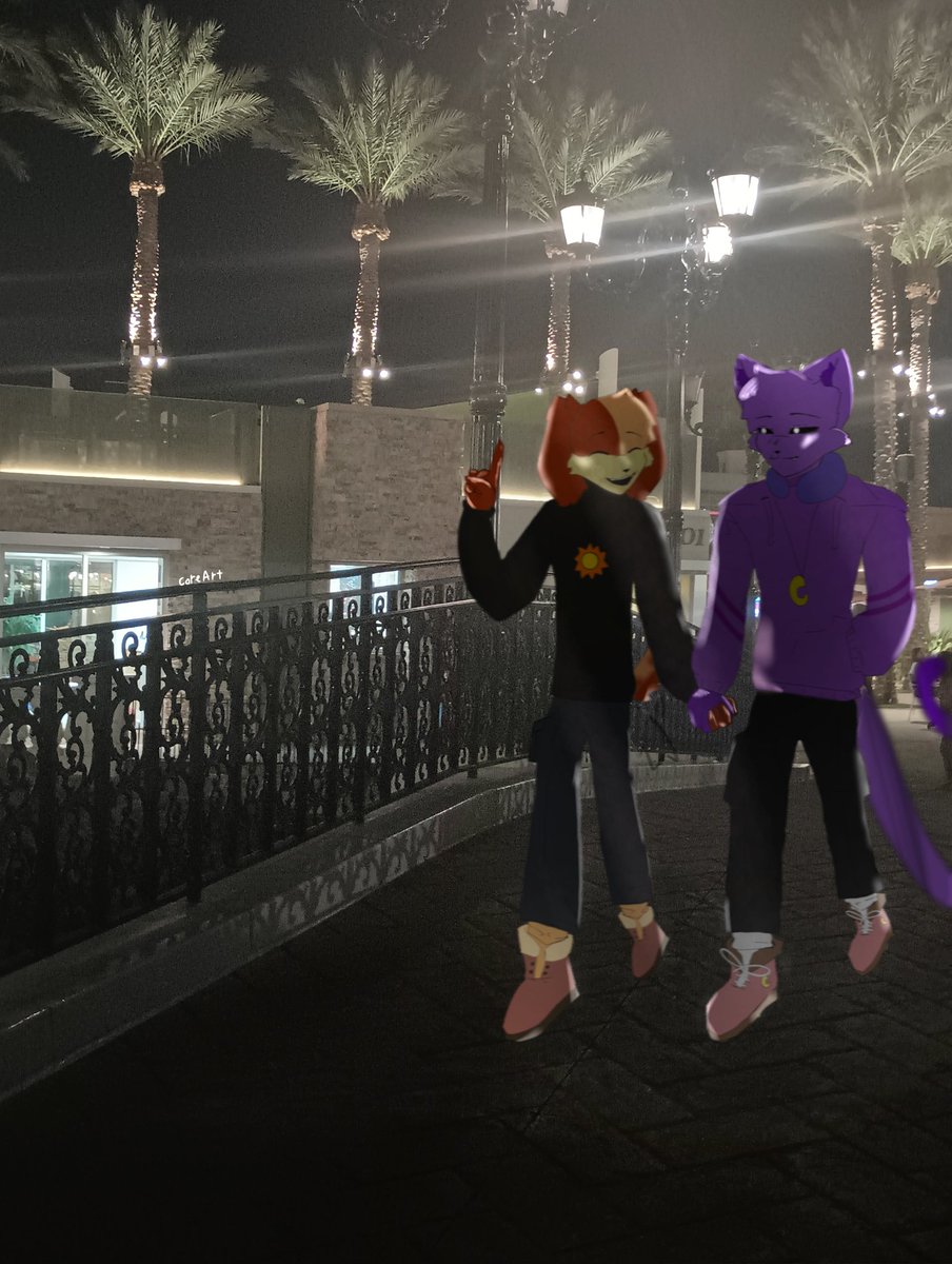 CoreArtcutteer's tweet photo. These 2 just walking around "Town Square" 
(Smiling Critters go to "VEGAS") 
#DogDay #CatNap #SmilingCrittersFanart #PoppyPlaytime3fanart #SmilingCrittersgotoVegas https://t.co/5e8qS8UiJk