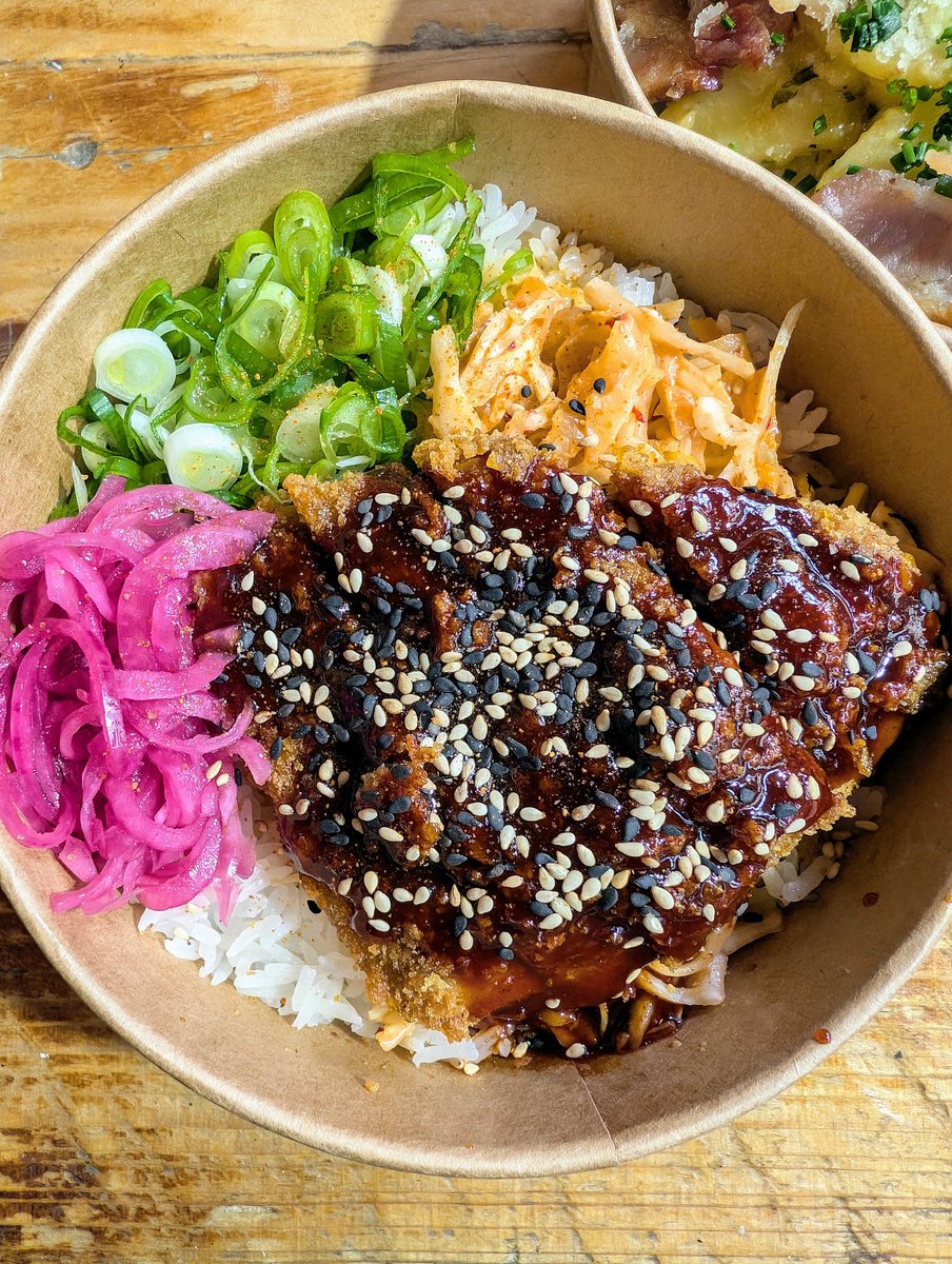 If you've not realised how good the rice bowls from <a href="/baoselecta/">Bao Selecta</a> are, you've just not been paying attention. 

Don't get hung up on the fact they're vegan/meat substitutes- they're superbly well done and beautifully put together. Korean 'chicken' is the newest and it's a belter.