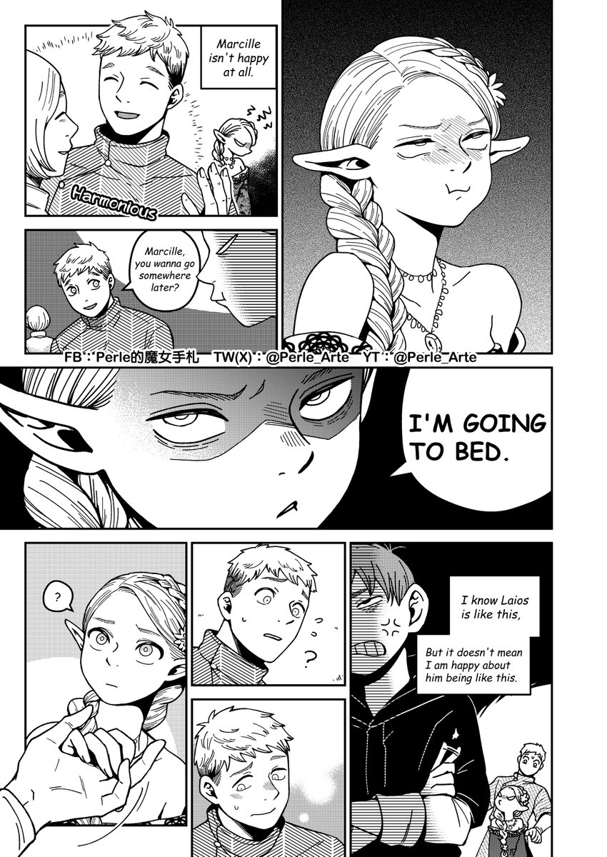 Perle_Arte's tweet photo. I guess for Laios…
That means he absolutely likes me.

✨ 【DELICIOUS IN DUNGEON : THE GOLDEN COUNTRY】 EN/JP physical book version is now available!
#laicille https://t.co/e6YXXZP1uN
