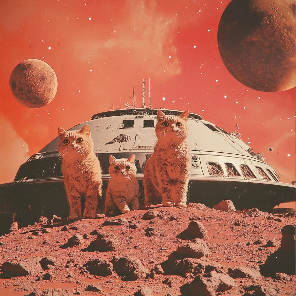 johnseach's tweet photo. ππ Just witnessed the most purr-fect space mission! π±β¨
Our feline astronauts are out there exploring the universe, chasing laser pointers across galaxies and discovering new planets made entirely of catnip! ππΏ #SpaceCats #GalacticPaws #MeowInSpace https://t.co/5fzKV7lvuq