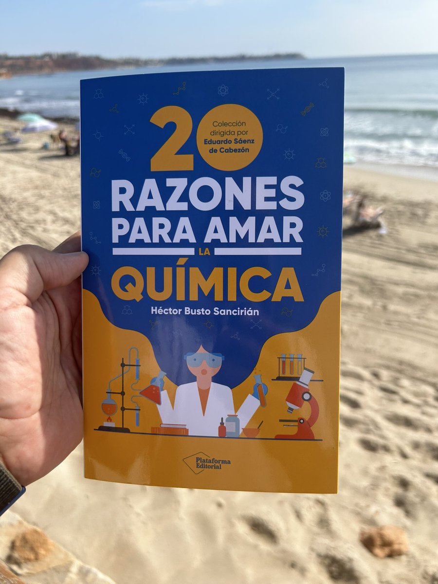ScientiaJMLN's tweet image. Planazo de domingo. Lectura playera de “20 razones para amar la química” del gran @hebusto , un amante de la química y un divulgador muy muy riguroso. La pinta es extraordinaria. Editado por @PlataformaEdit .