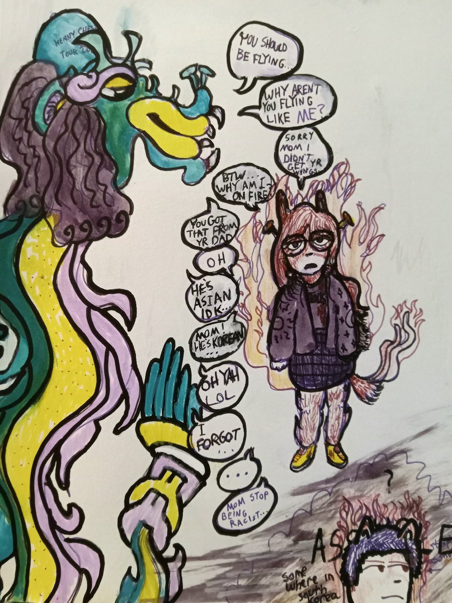 CAT09TAILS_'s tweet photo. i have been drawing my mom as the Quetzalcōātl recently if your wondering what i've been doing with Art https://t.co/Z7j4SxorPv