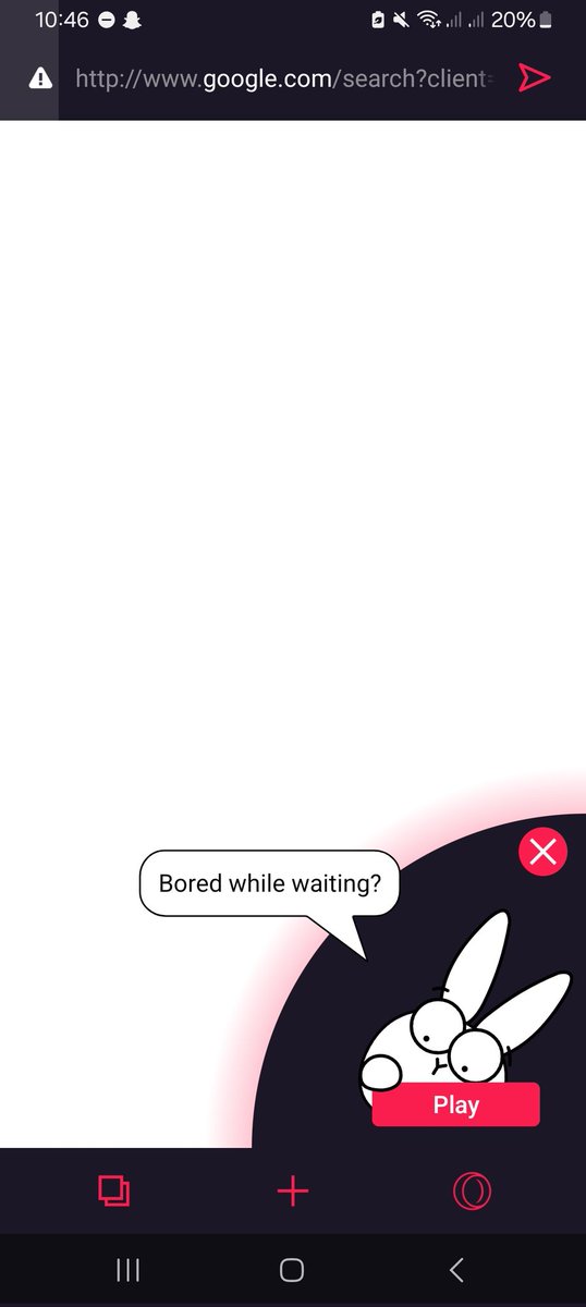 bcdefedcb's tweet photo. Does someone know if the @operagxofficial browser is broken? For a week now i cant lookup anything. It stays stuck here. Already tried to redownload the app and removing cache. https://t.co/rmEe13gOkG