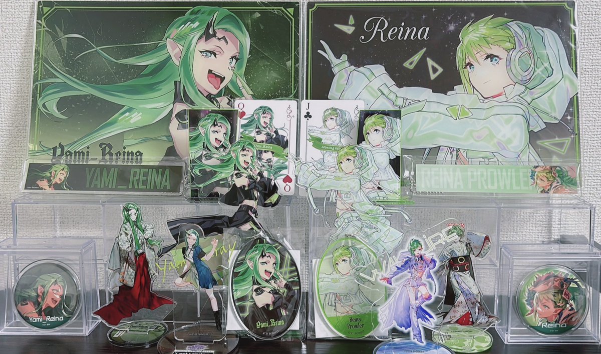 rc_0y4's tweet image. 裏と表で対になるの飾ってて綺麗🖤💚

   #裏マクフェス