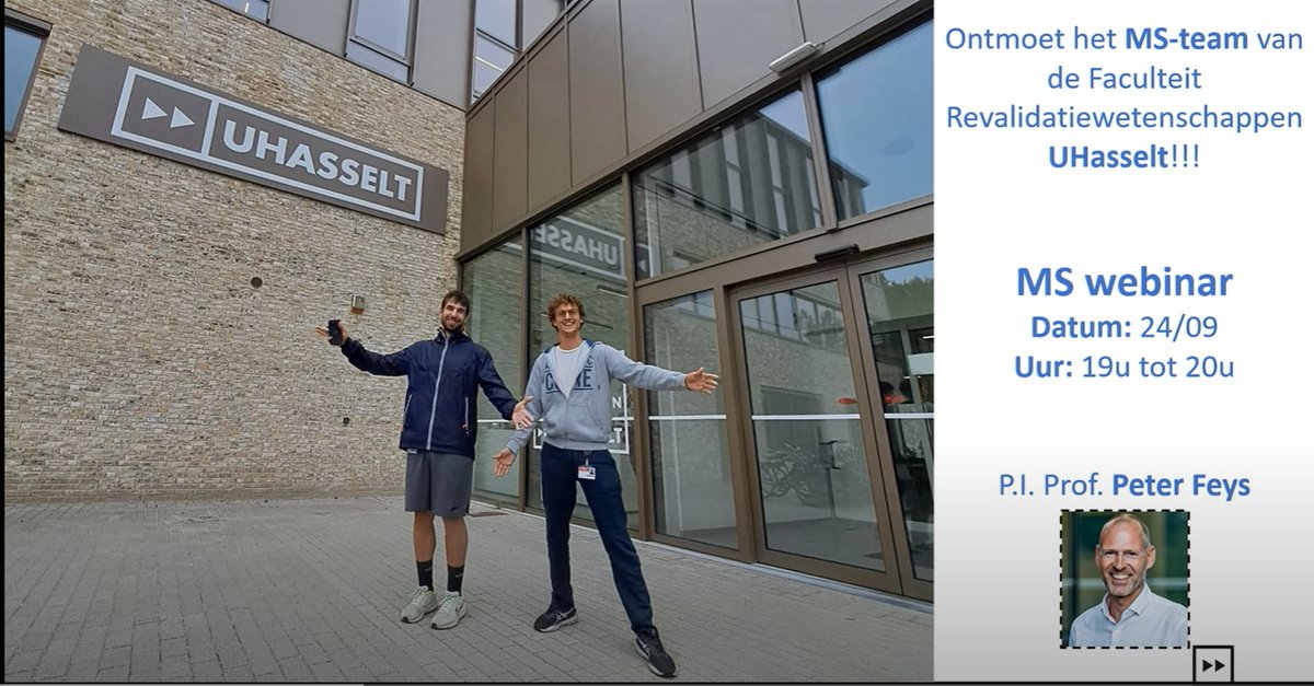 Faculteit Revalidatiewetenschappen (@fac_revalidatie) on Twitter photo ๐ Mis het niet! 24.9.2024 om 19.00 u biedt ons Multiple Sclerose Team een gratis, online webinar aan voor multiple sclerose patiรซnten en hun familie, therapeuten en artsen.
Deelname gratis, maar registratie verplicht:
shorturl.at/1AnsS
#MultipleSclerosis <a href="/uhasselt/">Universiteit Hasselt</a> #REVAL ๐ Mis het niet! 24.9.2024 om 19.00 u biedt ons Multiple Sclerose Team een gratis, online webinar aan voor multiple sclerose patiรซnten en hun familie, therapeuten en artsen.
Deelname gratis, maar registratie verplicht:
shorturl.at/1AnsS
#MultipleSclerosis <a href="/uhasselt/">Universiteit Hasselt</a> #REVAL