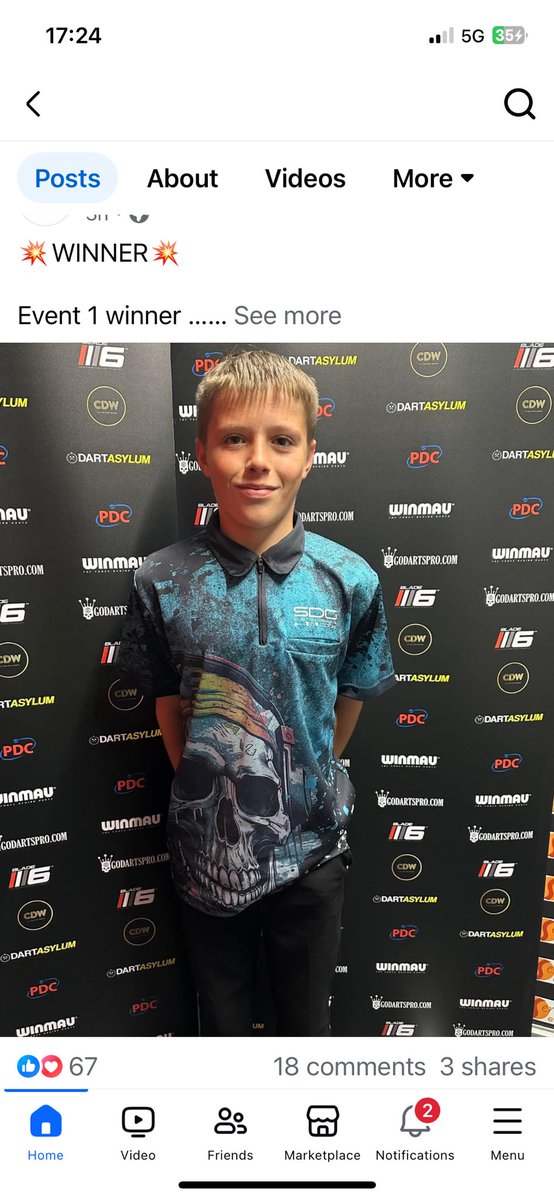 Lewiscook180's tweet photo. 2 Events 2 win yesterday, let’s go again today 🎯🎯@lorraine180 @YouthSudbury @Stowdarts @TargetDarts @Winmau https://t.co/O5VYqtSSB1