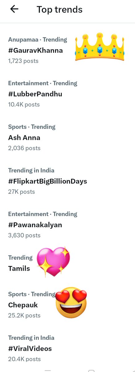 EnjoyLife_Peace's tweet photo. After Cutie Fruity Emo Epi along with #StarParivaarAwards2024 Hamari Most Magical Hashtags Topmein Trend nahi horaha aise toh Sapne mein Nahi ho sakta Haina Bhedu 💯🥹🧿🫂💐 #AnujKapadia #Anupamaa as #MaAn TrendingTogether💃#RupaliGanguly #GauravKhanna are #TrendingStars 🥳🫡🥰❤️ https://t.co/qXRvHW4aNh