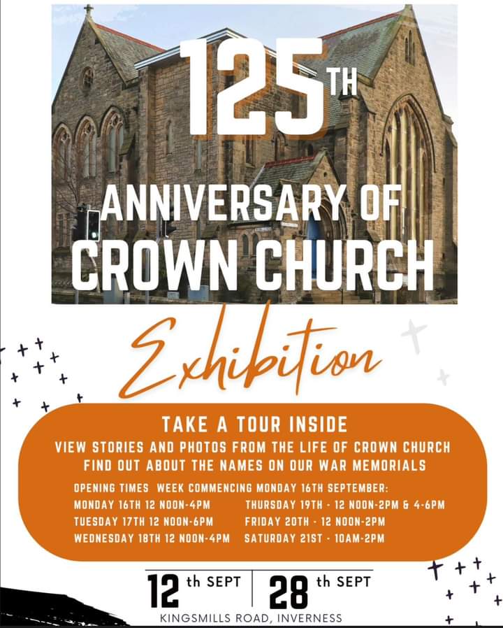 Celebration at Crown Church today. Amazing achievement of the work, people involved helping in the community around Inverness &amp; beyond. Good to hear sermon from ex minister Peter Donald, Slow Church work that can not be rushed it takes time to build pray 🙏