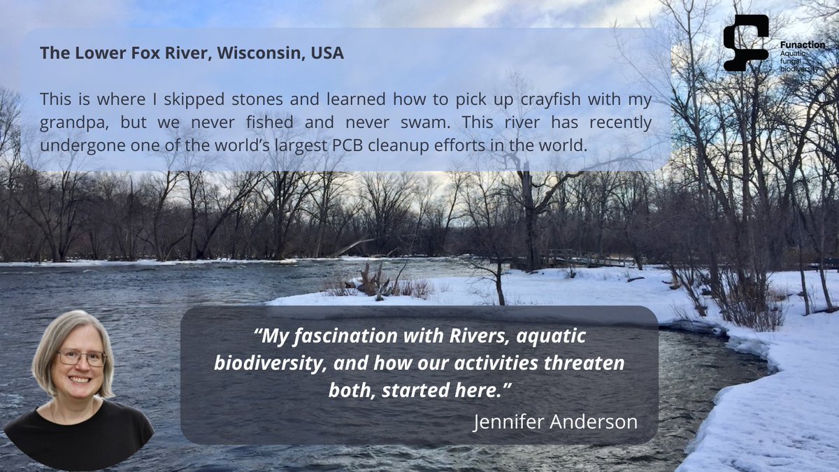 Happy #WorldRiversDay!  🏞️

#FUNACTION coordinator @jand_bio was inspired by The Lower Fox River, Wisconsin, USA. 

Which #River inspires you? Tell us👇

📷Jennifer Anderson