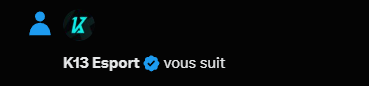 K13 Esport tweet media