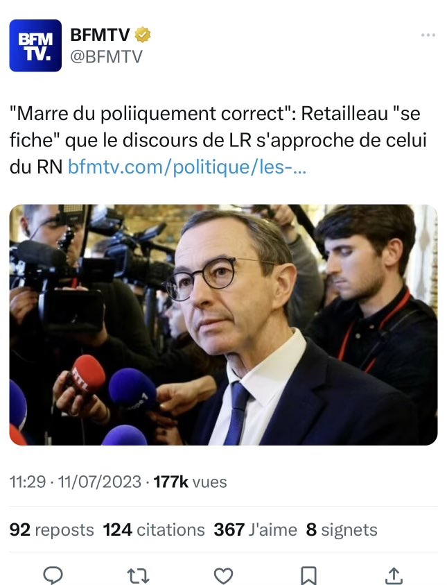 Le front anti républicain en marche.