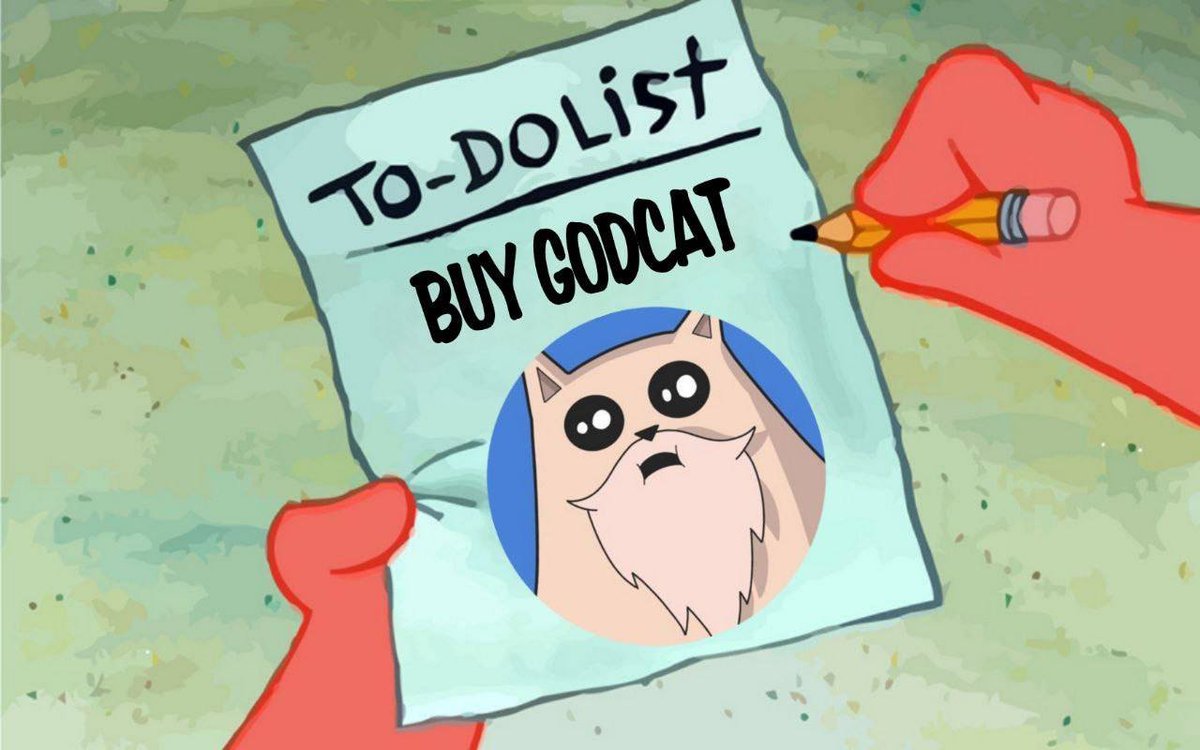 <a href="/Noahhweb3/">Noah 🌌</a> GM , I give you a list for your investment today
$Godcat
<a href="/base/">Base</a> 
@Godcat_takeover