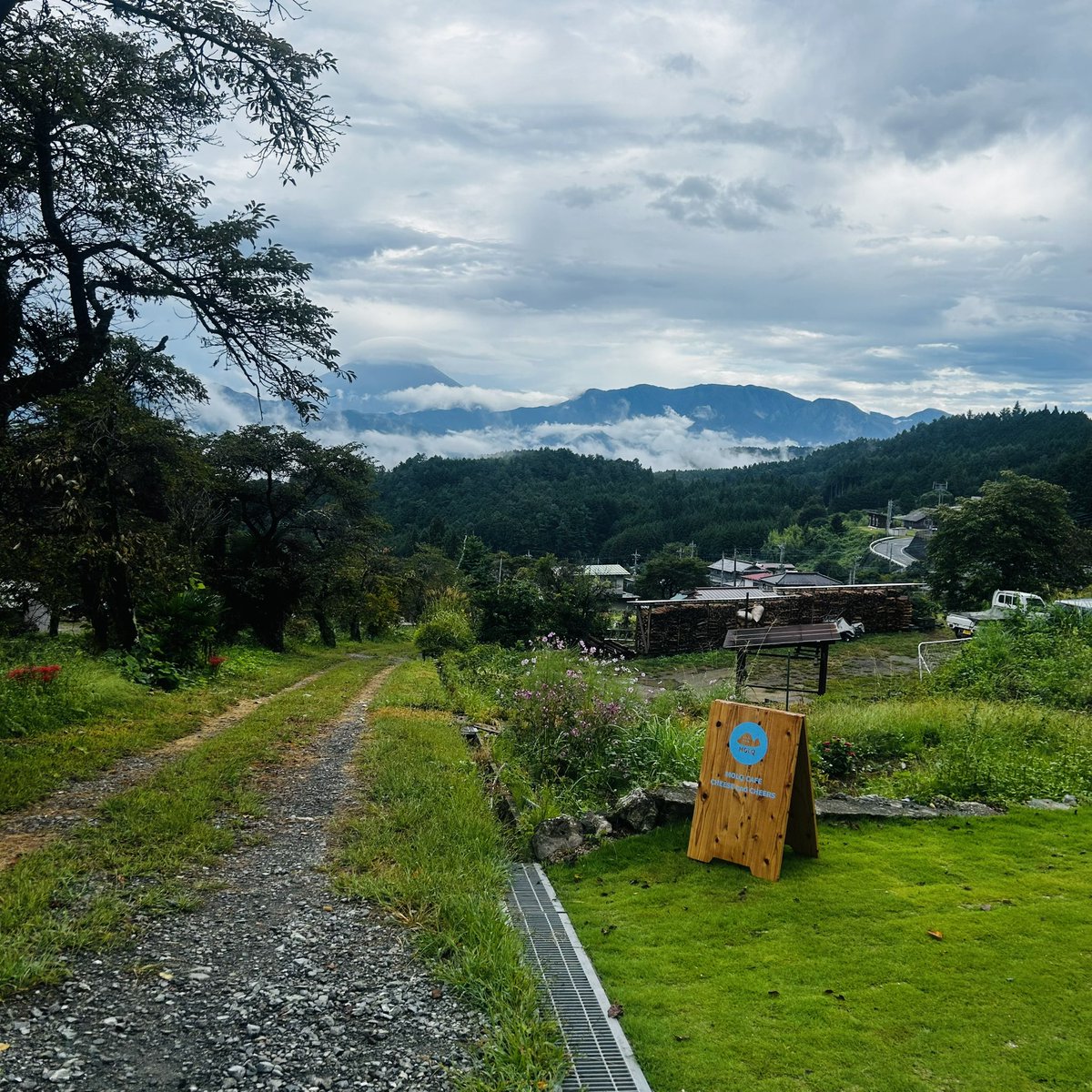 zu_mi_1104's tweet photo. 山梨、実家帰省2日目。
富士川町平林にて。
モルクカフ��へ☕✧

ブルーチーズのチーズケーキ🧀と
ノンアルジンジャーエール🍻

大自然！マイナスイオン！
充電完了✨️

あいにくのお天気で
富士山🗻見えず🙃

 #山梨県
 #富士川町平林
 #モルクカフェ
 #チーズケーキ
 # https://t.co/B2FIBc9v4u