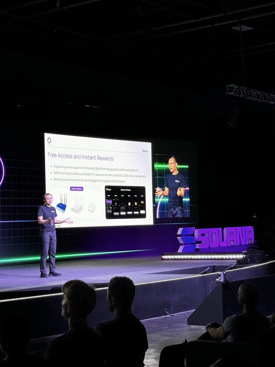 weroamxyz's tweet photo. What a week! 

We wrapped up #Token2049 &amp; #BreakPoint2024 with big announcements and even bigger energy. 

Thank you to everyone who made it unforgettable! 

Until next time! 🙌  
@SolanaConf @token2049 
#Roam #Impact2049 https://t.co/qiurinpJc2